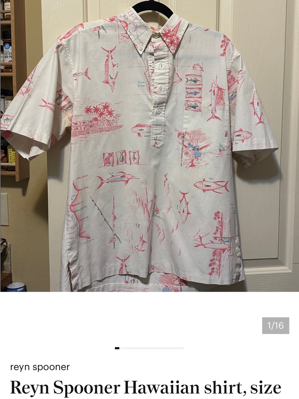 reyn spooner White Button-Down Shirt